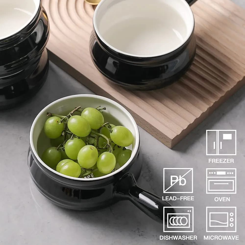 Ceramic Soup Bowl with Handle - Techmanistan in Pakistan