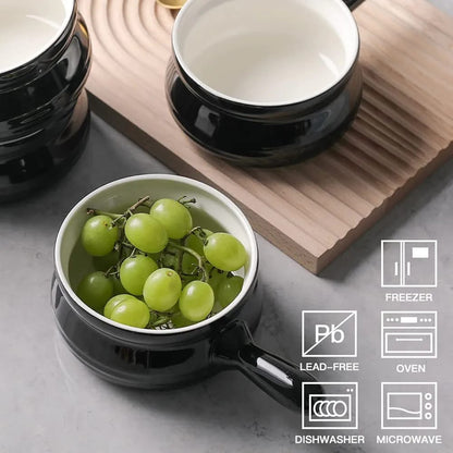 Ceramic Soup Bowl with Handle - Techmanistan in Pakistan