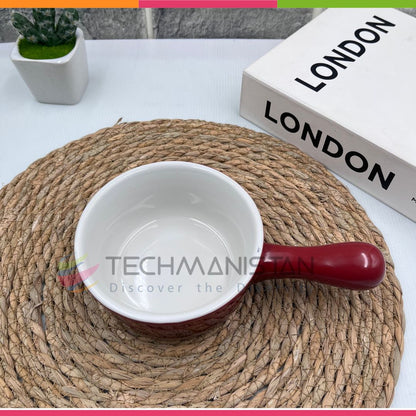 Ceramic Soup Bowl with Handle - Techmanistan in Pakistan