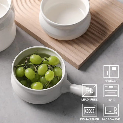 Ceramic Soup Bowl with Handle - Techmanistan in Pakistan