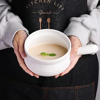 Ceramic Soup Bowl with Handle - Techmanistan in Pakistan