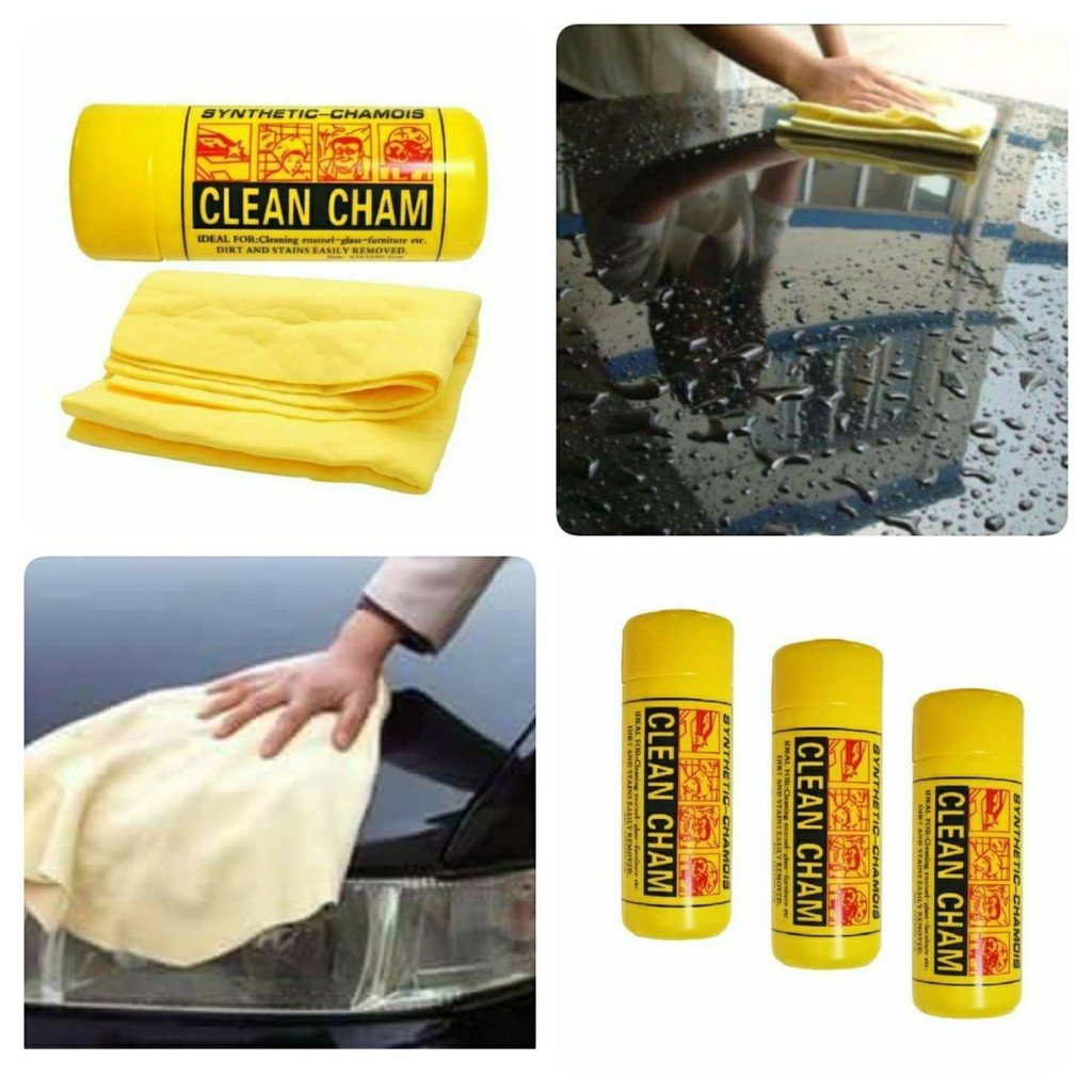 Clean Cham Synthetic Chamois Cloth - Techmanistan