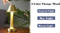 Classic Cone LED Touch Lamp – Rechargeable Cordless Table Lamp with Touch Control