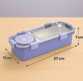 2/3 Compartment Lunch Box Stainless Steel Bento Box