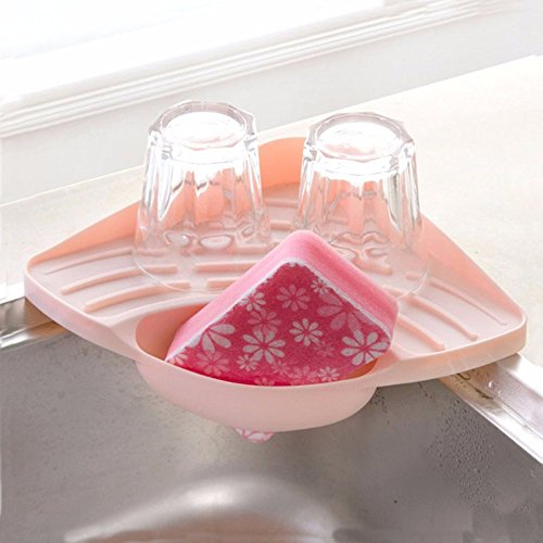 Sink Corner Rack with Tray Storage Organizer Techmanistan