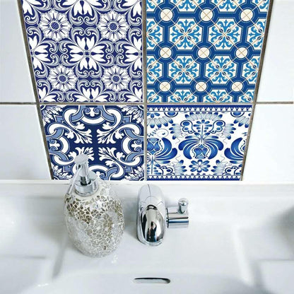 Pack of 12 - Geometrical Talavera Tiles Stickers My Store