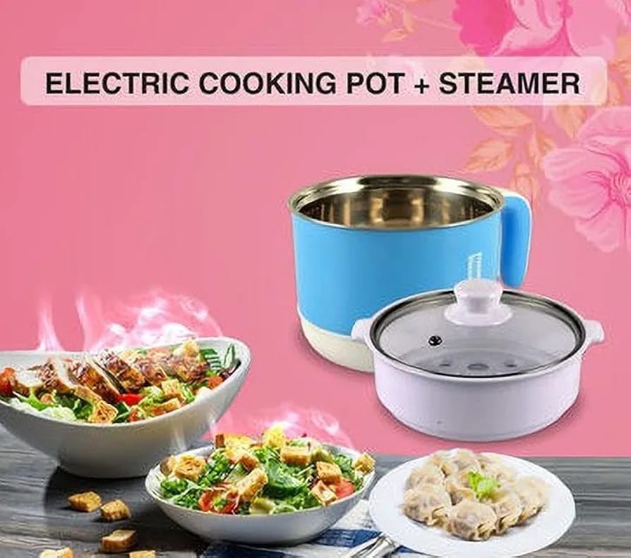 Multifunctional Electric Heating Cooking Steamer Pot Techmanistan