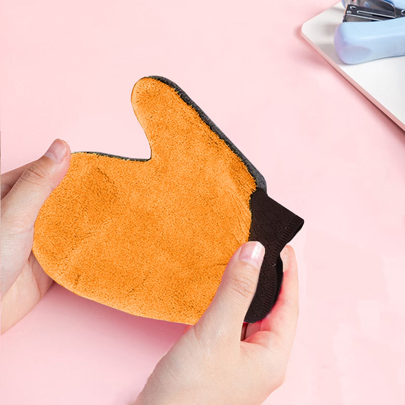 Double-Sided Microfiber Car Wash Mitts – Coral Fleece Cleaning Gloves (Wet & Dry)