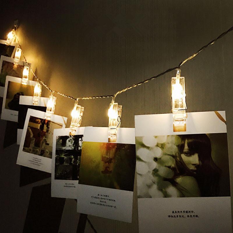 2 Meter String Light Photo Holder Clips