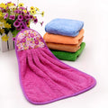 Pack of 3 - Soft Absorbent Thick Microfiber Hanging Bathroom Hand Towel Cloth Drying Pad Face Towel My Store