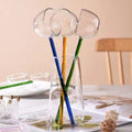 Large Glass Serving Spoon with Long Handle Techmanistan