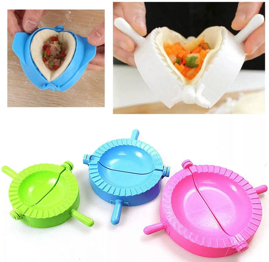 Set of 3 - Mixed Colors Dumplings Mold, Plastic Pressing Dumplings Maker Dough Cutter Pie Ravioli Dumpling Mould Kitchen Pastry Tools Accessories Cutting Tool My Store