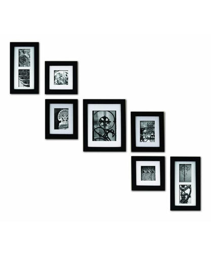 Set of 7 - Photo Frames Collage Wall Hanging Wall Decor Set - Perfect for Stairs My Store