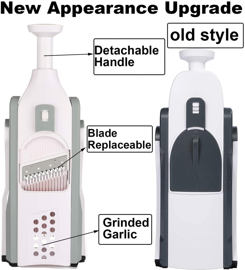 5in1 - Adjustable Mandoliner Safe Slicer--Techmanistan-Techmanistan