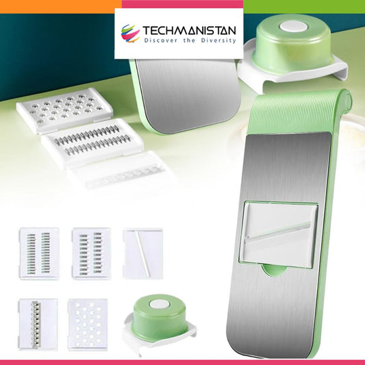 5-in-1 Stainless Steel Vegetable Slicer Techmanistan