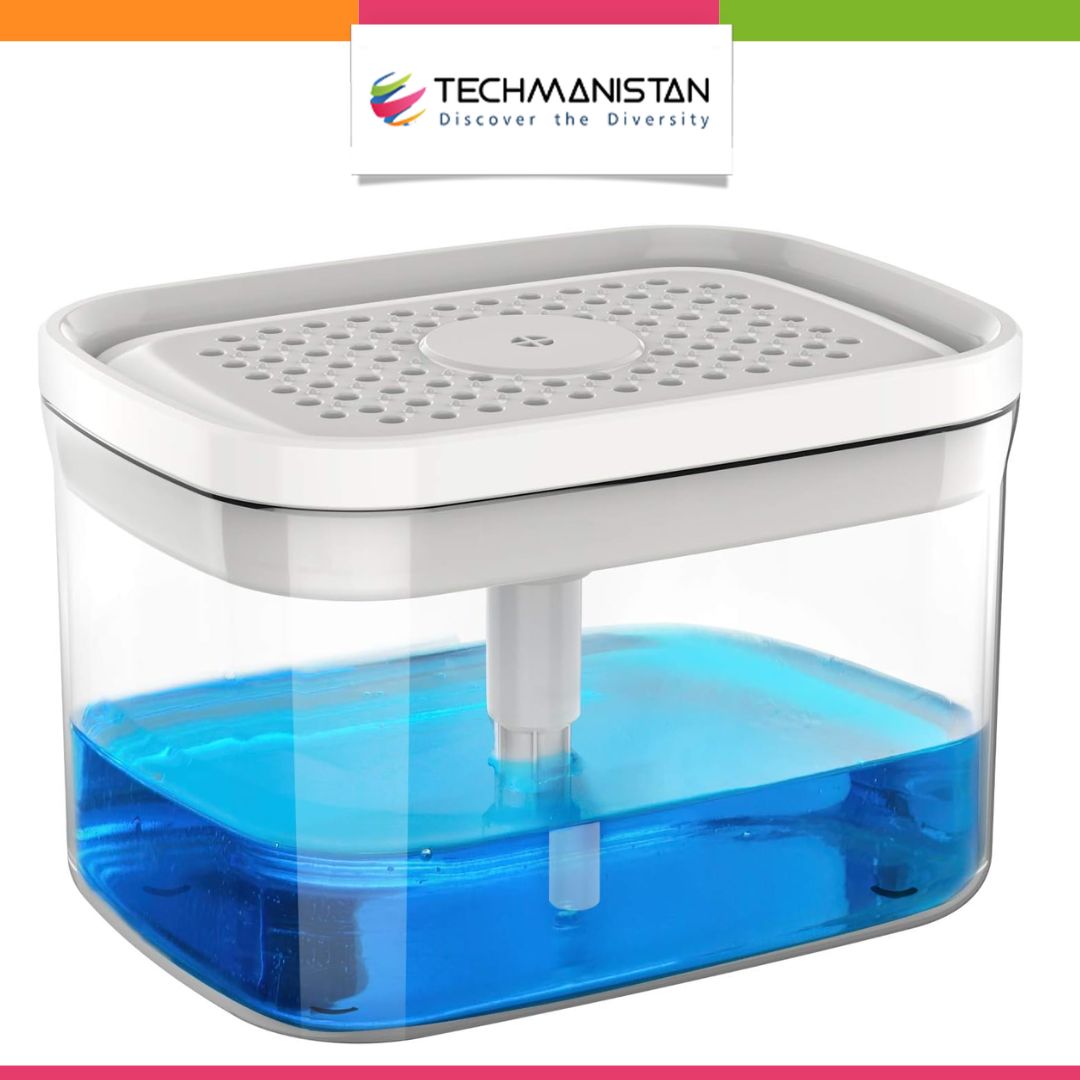 2in1 - Soap Pump Dispenser & Sponge Holder Techmanistan