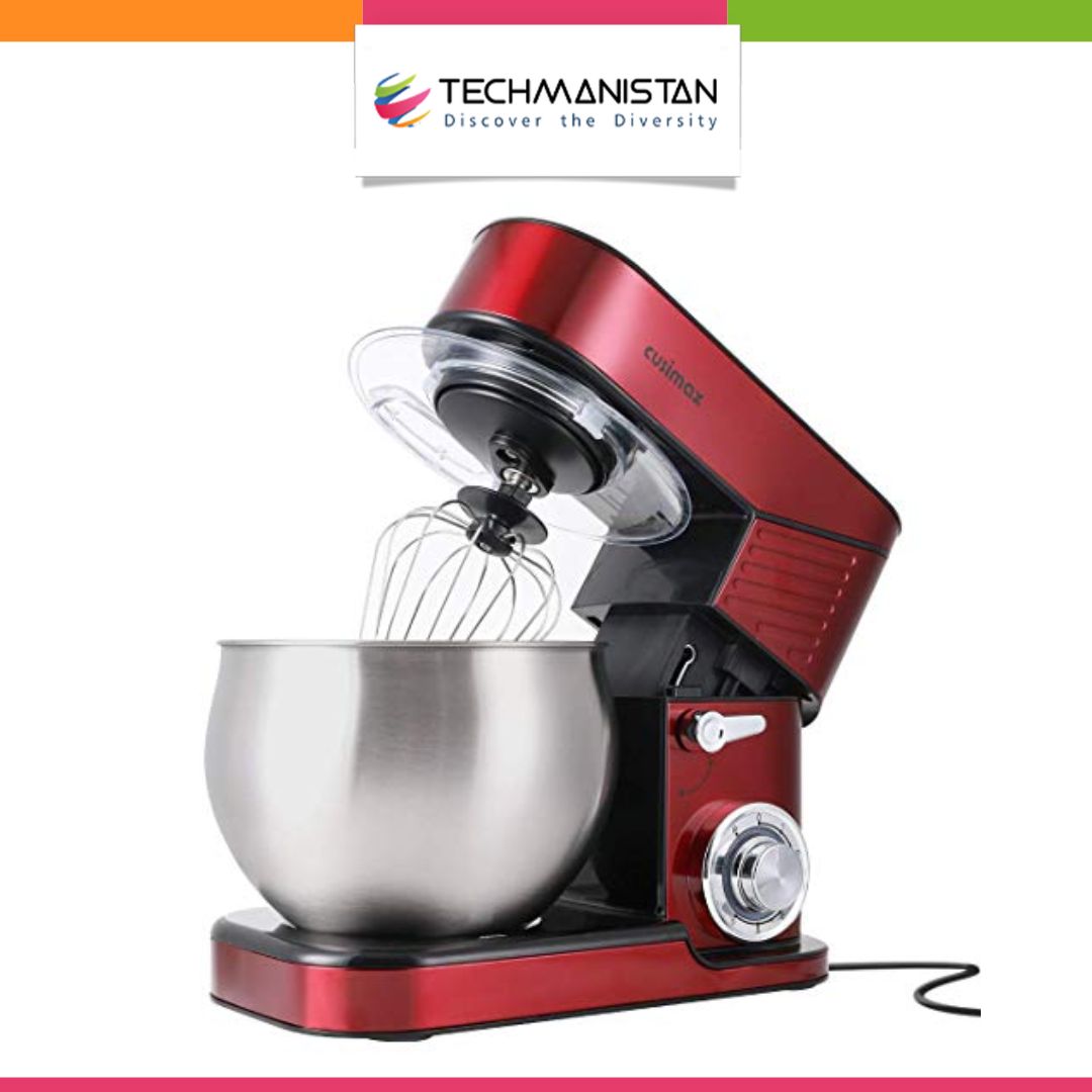 Electric Dough Kneading Machine with Beater With Bowl and Stand Base Techmanistan