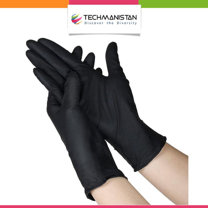 Pack of 100 - Vinyl Disposable Gloves Techmanistan