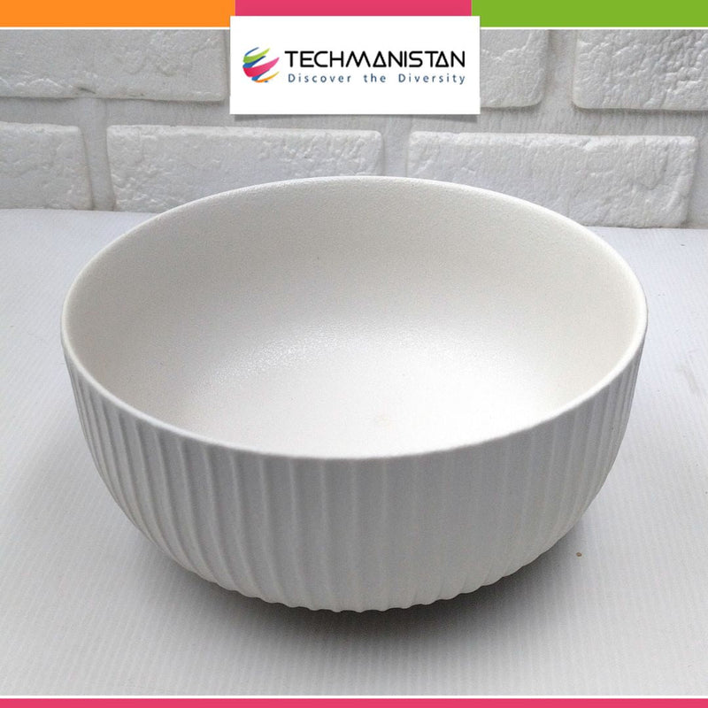 Yogurt & Rice Bowl Ceramic Serving Bowl Techmanistan