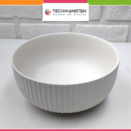 Yogurt & Rice Bowl Ceramic Serving Bowl Techmanistan