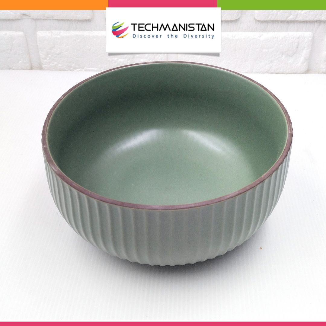 Yogurt & Rice Bowl Ceramic Serving Bowl Techmanistan