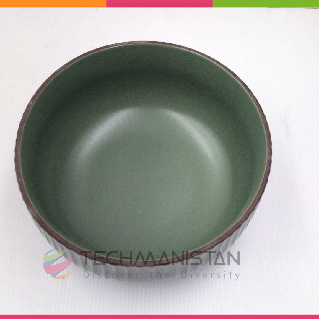 Yogurt & Rice Bowl Ceramic Serving Bowl Techmanistan