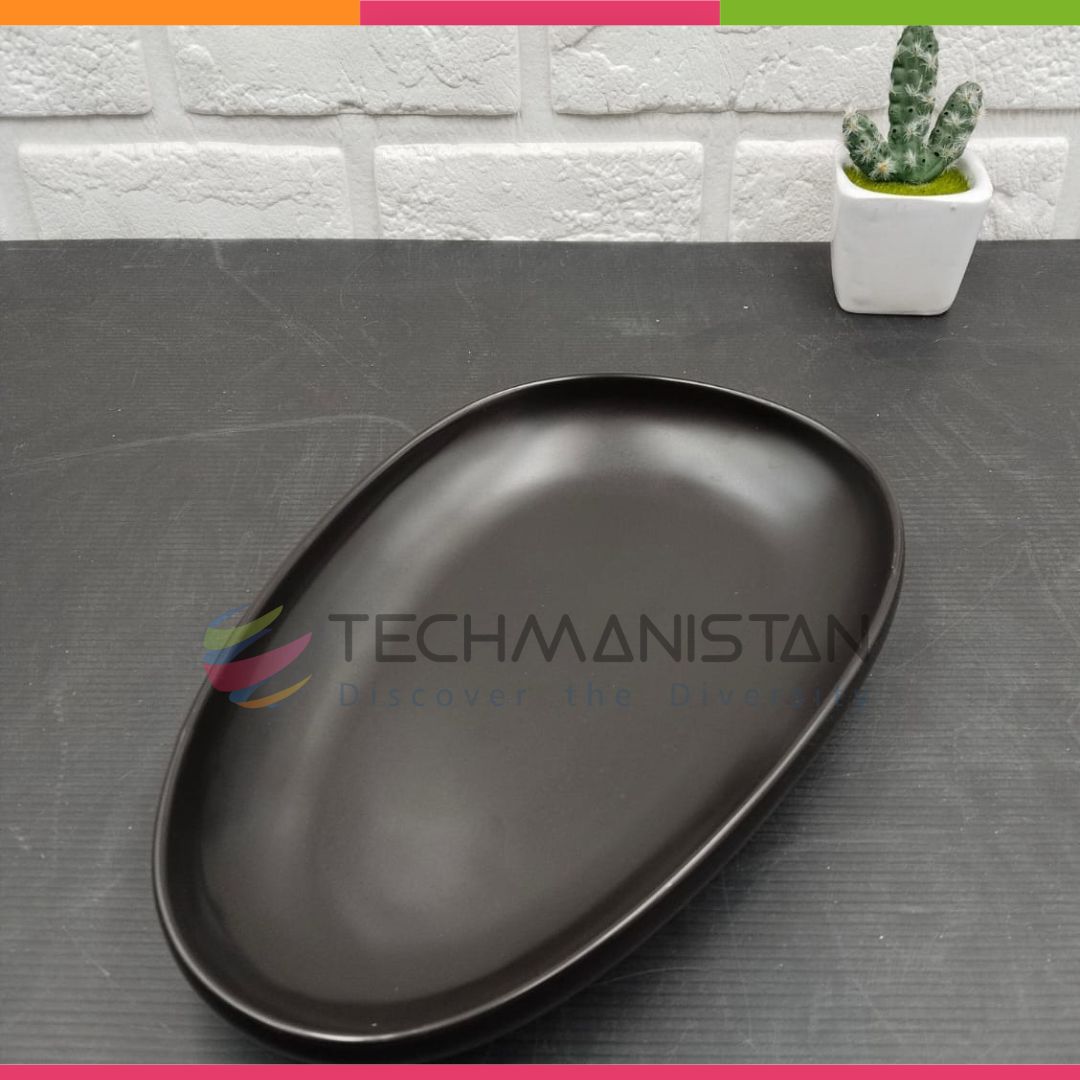 Oval Ceramic Serving Plate