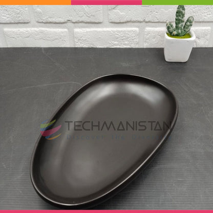 Oval Ceramic Serving Plate