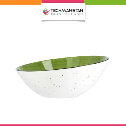 Aqua Mist Speckled Ceramic Bowl