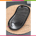 Kidney Shape Black Ceramic Serving Plate