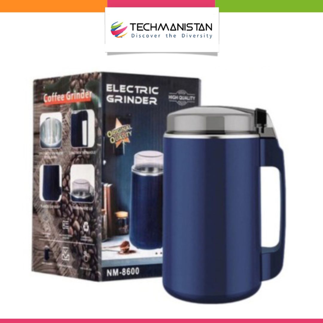 8 Blades 300W Stainless Steel Electric Coffee Grinder