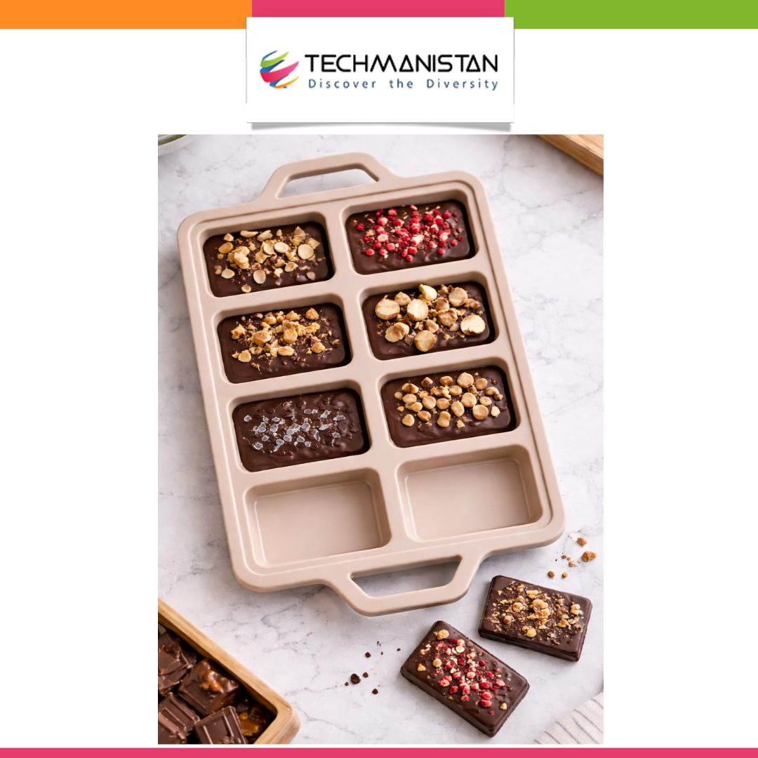 8 Cavity Silicone Chocolate Mold