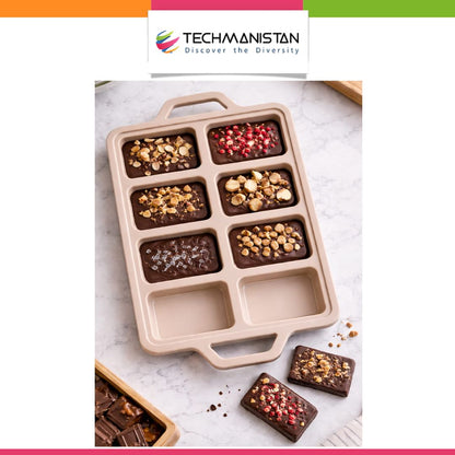 8 Cavity Silicone Chocolate Mold