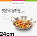 Steel Wok Frying Pan with Dual Handles