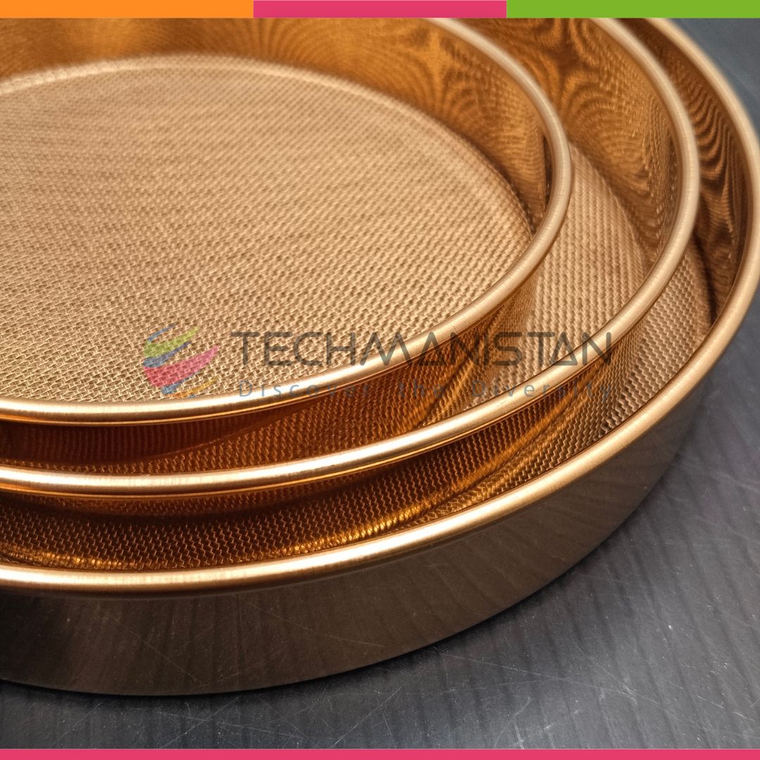 Set of 3 - Stainless Steel Fine Mesh Flour & Cocoa Sieve Strainers