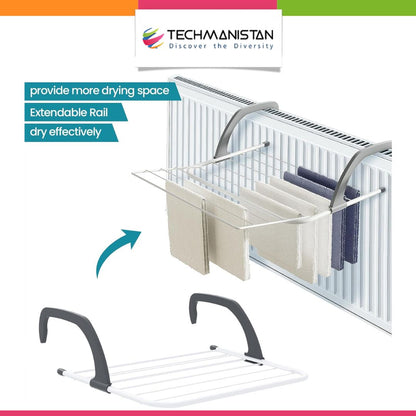 Foldable Clothes Hanger/Airer, Radiator Drying Rack
