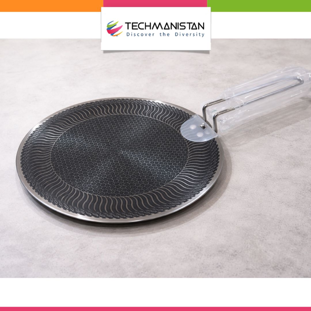 Laser Coated Honeycomb Tawa with Single Handle