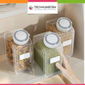 Airtight Food Storage Container with Rotating Cap