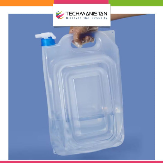 Portable 13L Flat Folding Bucket with Tap & Handle