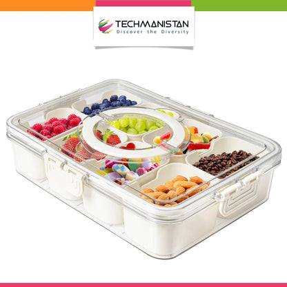 Detachable Dividers Portable Snack box - Techmanistan in Pakistan