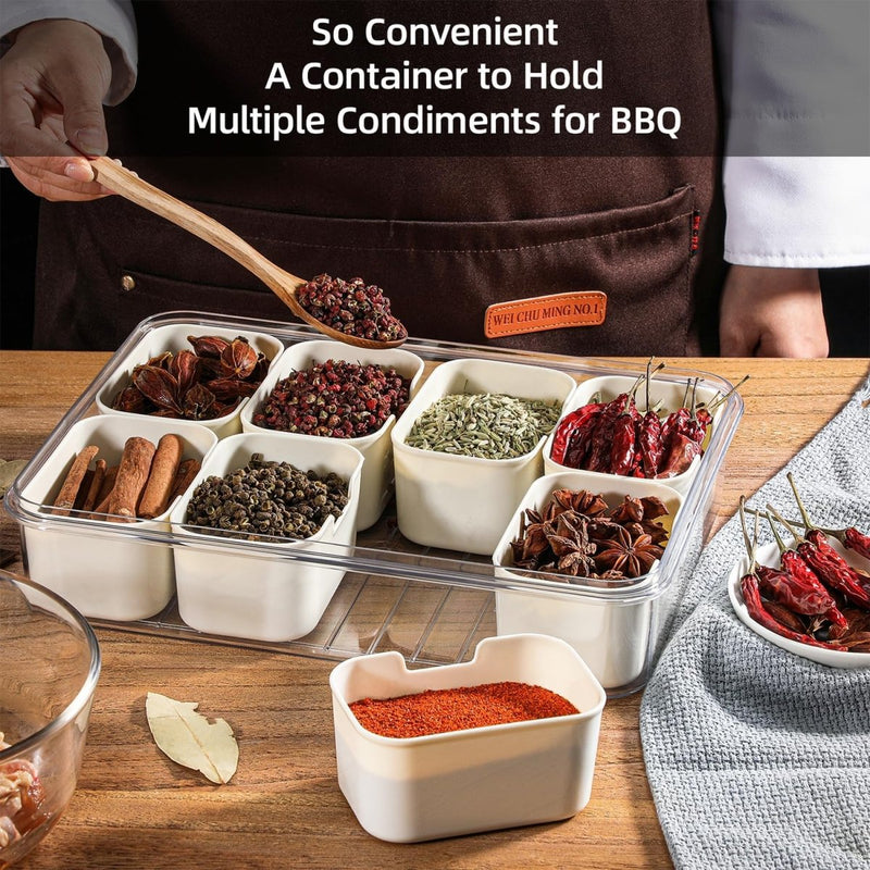 Detachable Dividers Portable Snack box - Techmanistan in Pakistan