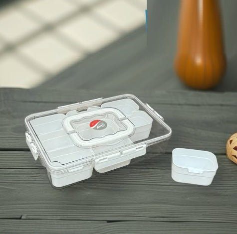 Detachable Dividers Portable Snack box - Techmanistan in Pakistan