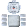 Detachable Dividers Portable Snack box - Techmanistan in Pakistan