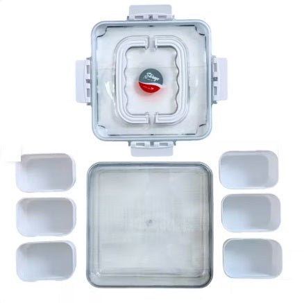 Detachable Dividers Portable Snack box - Techmanistan in Pakistan