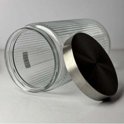 Clear Glass Storage Jar – Airtight Kitchen Jar