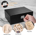 Double - Layer Jewelry Storage Box - Techmanistan in Pakistan