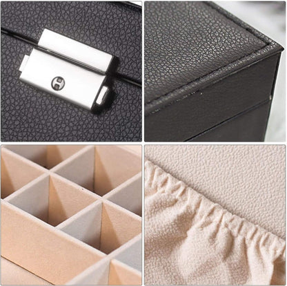 Double - Layer Jewelry Storage Box - Techmanistan in Pakistan