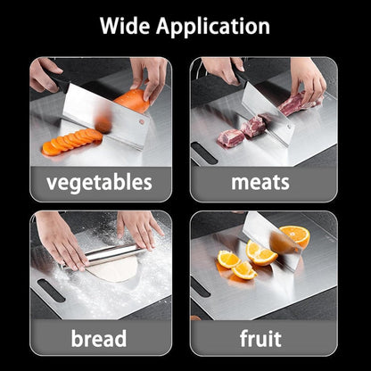 Double - Sided Stainless Steel Cutting Board - Techmanistan in Pakistan