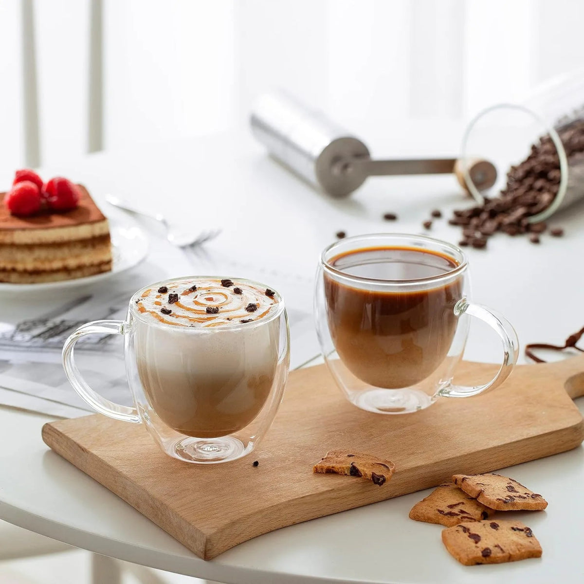 Double Wall Glass Mug - Techmanistan in Pakistan