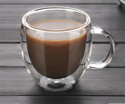 Double Wall Glass Mug - Techmanistan in Pakistan